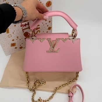 Louis Vuitton Louis Vuitton Capucines Mini Pink Diamond, фото 3