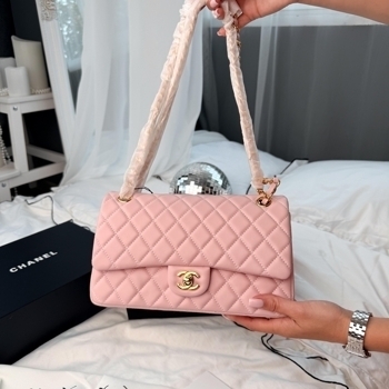 Chanel Chanel Classic Flap 25 Pink Gold Hardware