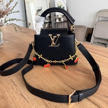 Louis Vuitton Louis Vuitton Capucines Mini Black