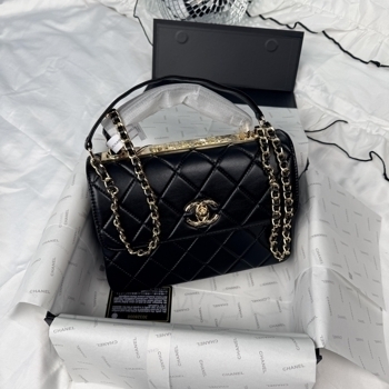 Chanel Chanel Coco Handle Black with Gold Hardware