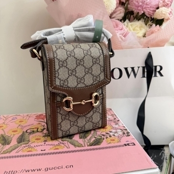 Gucci Gucci Horsebit 1955 Mini Bag GG Supreme Canvas