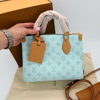 Louis Vuitton Louis Vuitton Onthego PM Monogram Mint Monogram Textile