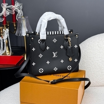 Louis Vuitton Louis Vuitton Onthego PM Monogram Empreinte Leather Black