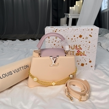 Louis Vuitton Louis Vuitton Capucines BB Cream / Blush Pink