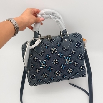 Louis Vuitton Louis Vuitton Speedy Bandouliere 25 Denim