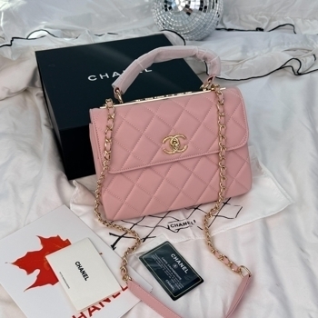 Chanel Chanel Coco Handle Pink with Gold Hardware