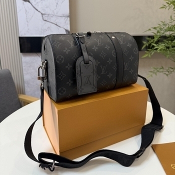 Louis Vuitton Louis Vuitton Keepall 27 Monogram Eclipse Canvas