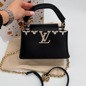 Louis Vuitton Louis Vuitton Capucines Mini Black Diamond, фото 3
