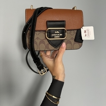 Coach Coach Morgan Shoulder Bag Signature Canvas