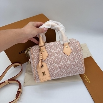 Louis Vuitton Louis Vuitton Speedy 30 Monogram Denim Pink