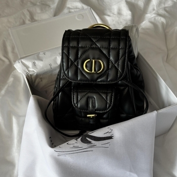 Dior Dior Backpack Small Black with Gold