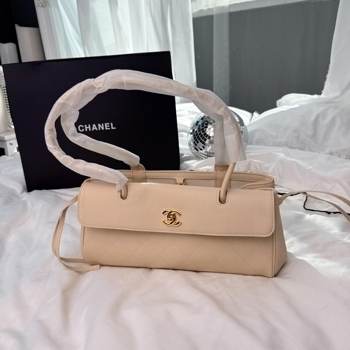 Chanel Chanel Top Handle Flap Bag Cream
