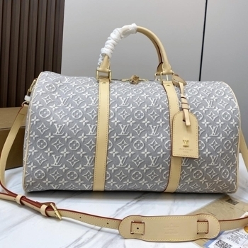 Louis Vuitton Louis Vuitton Keepall 45 Monogram Blue