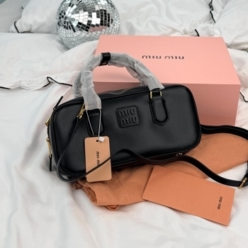 Miu Miu Miu Miu Arcadie Black Leather Bag