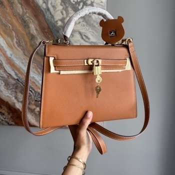 Hermes Hermes Kelly Sellier Epsom Camel with Gold Hardware
