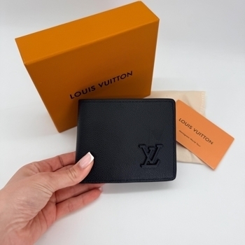 Louis Vuitton Louis Vuitton Multiple Wallet LV Aerogram Black