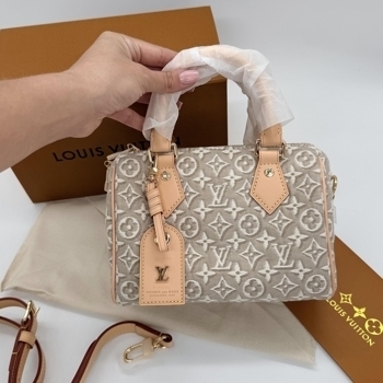 Louis Vuitton Louis Vuitton Speedy 30 Monogram Denim Cream