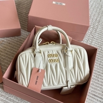 Miu Miu Miu Miu Arcadie Cream Leather Bag