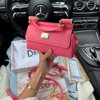 ⭐ PREMIUM Dolce & Gabbana Dolce & Gabbana Mini Sicily Pink Bag