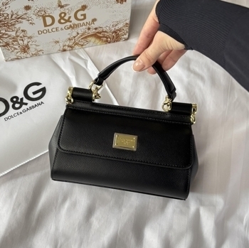 ⭐ PREMIUM Dolce & Gabbana Dolce & Gabbana Mini Sicily Black Bag