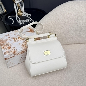 ⭐ PREMIUM Dolce & Gabbana Dolce & Gabbana Medium Sicily White Bag