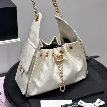 Chanel Chanel 25 Bag Cream with Gold Hardware