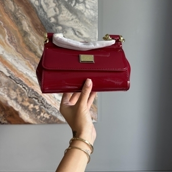 ⭐ PREMIUM Dolce & Gabbana Dolce & Gabbana Mini Sicily Cherry Lacquer Bag