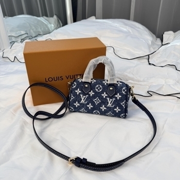 Louis Vuitton Louis Vuitton Nano Speedy Denim