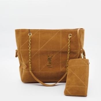 Saint Laurent Saint Laurent Jamie Shopping in Lambskin Taupe