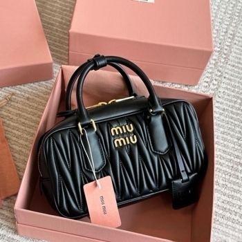 Miu Miu Miu Miu Arcadie Black Leather Bag