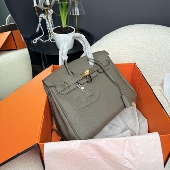 Hermes Hermes Birkin 30 Bag in Taupe Togo Leather with Gold Hardware