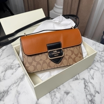 Coach Coach Morgan Shoulder Bag Signature Canvas