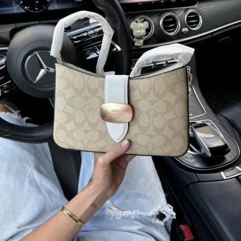 Coach Coach Eliza Shoulder Bag In Signature Canvas